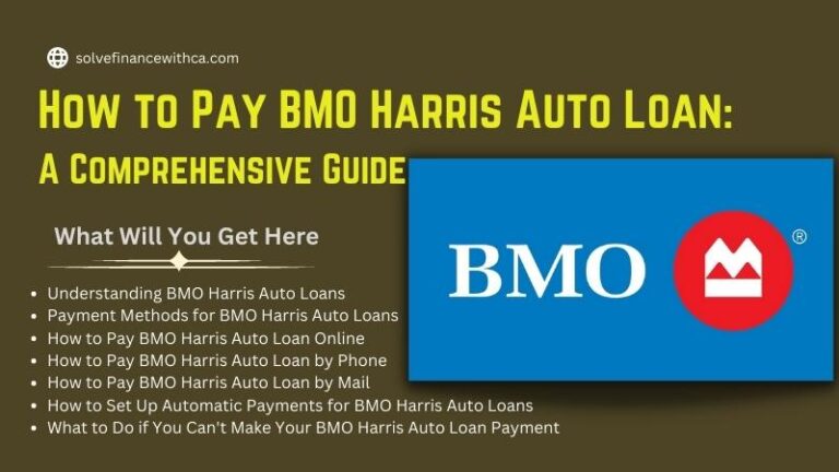 How to Pay BMO Harris Auto Loan A Comprehensive Guide